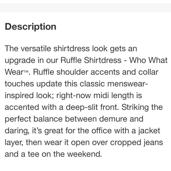 📌FINAL SALE |WWW | Ruffle Floral Print Shirt Dress - Picture 14 of 14